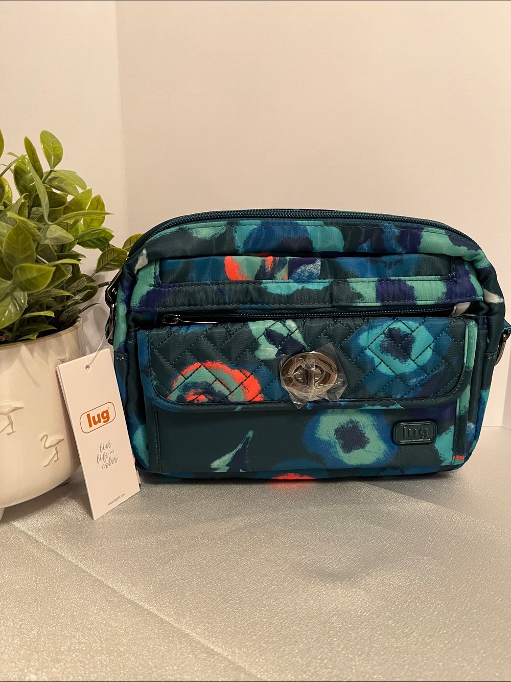 LUG - Switch Convertible Crossbody Bag in Mystic Bloom Forest